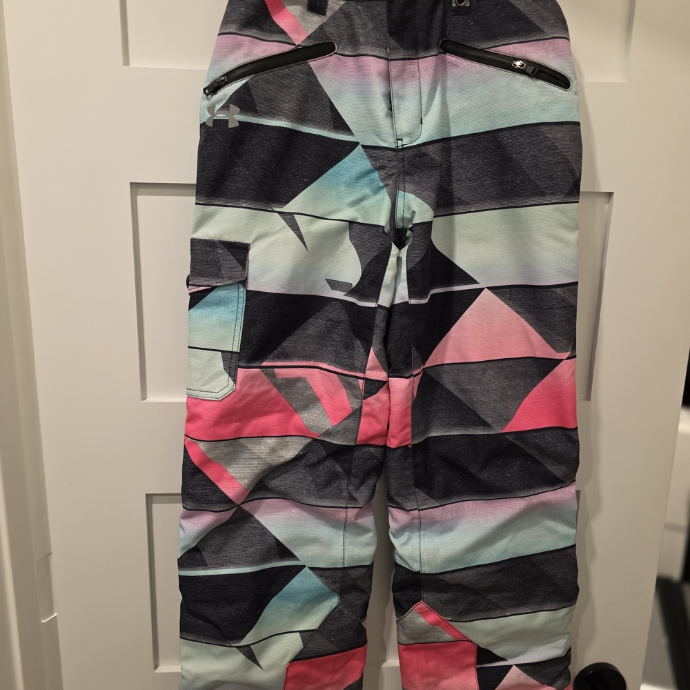 Underarmer Colorful Geometric Snow Pants